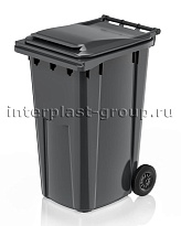 Контейнер для мусора 240 л серый облегченный 240 серый в Бийске