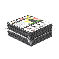 Мешки для мусора 160 л, серые, в пачке 10 шт., ПВД, 40 мкм, 900х1100 мм, i-Bag в Бийске