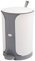 Контейнер для мусора Sтилъ с педалью 11 л серый 11 серый в Бийске