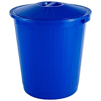 Мусорный бак с крышкой 70 л синий 70 синий в Бийске Мусорный бак с крышкой 70 л синий 70 синий в Бийске