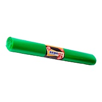 Мешки для мусора 180 л, зеленые, в рулоне 10 шт., ПВД, 50 мкм, 1100х900 мм, МЕШКОFF, 4458 в Бийске